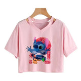 Funny Stitch Graphic Tee-59217-1