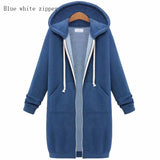 Hooded Fleece Longline Jacket