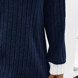 Plus Size V-Neck Lapel Blouse