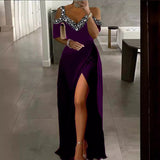 European And American Off-shoulder Spaghetti Strap Dress