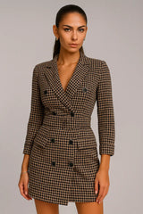 Sabuk Lengan Panjang Busana Wanita Musim Gugur Dan Musim Dingin Ganda