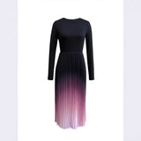 European And American Ombre Dress