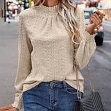 Textured Eyelet Blouse