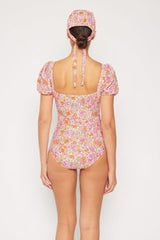 Marina West Swim Floral Puff Sleeve One-Piece-2