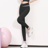 High Waist Yoga Set Lady Gym Suit Sport Set Shockproof Sport-4