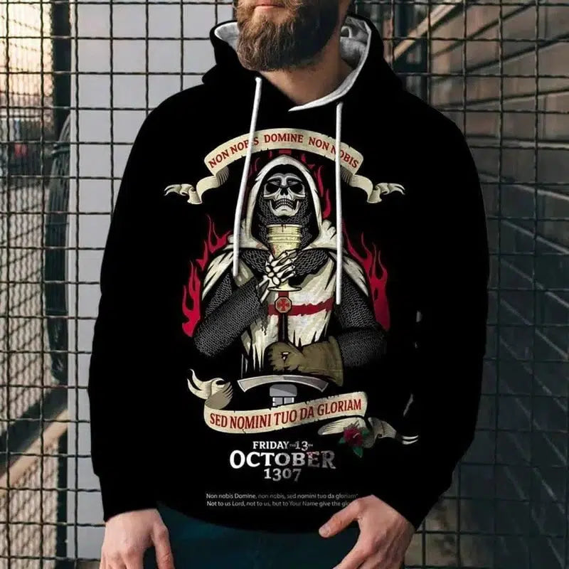 3D Digital Printing Sweater Hoodie-OFSM00489-2