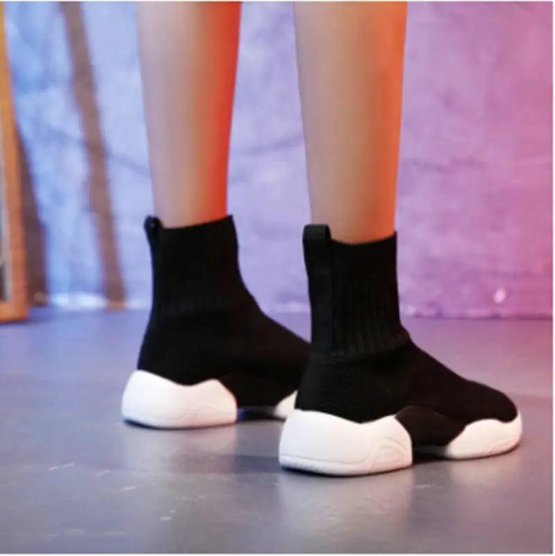 All-match High-top Hip-hop Women Shoes Trendy Boots-4