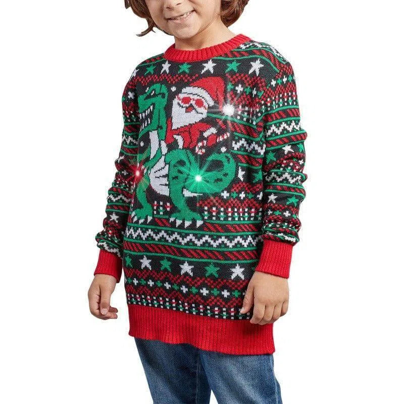 Autumn And Winter Children's Christmas Clothing Elf Sweater-10