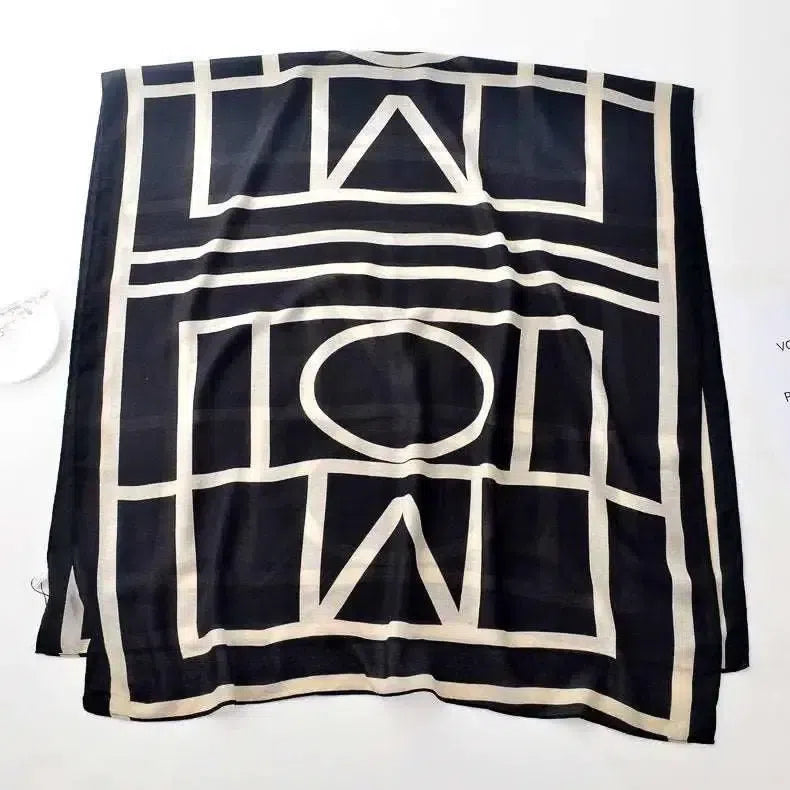 Autumn And Winter Korean Style All-matching Geometric Shawl-7