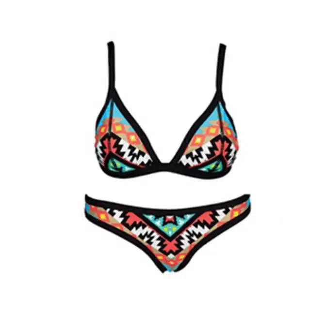 Brazilian bikini swimsuit women swimwear for women geometric-S-2