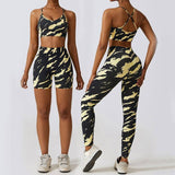 Camouflage Printing Seamless Yoga Suit Quick-drying High Waist Running Workout Clothes-1