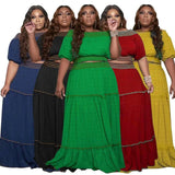 Chic Plus Size Boho Maxi Dress Styles-6