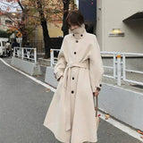 Double-sided woolen thick cashmere woolen coat-6