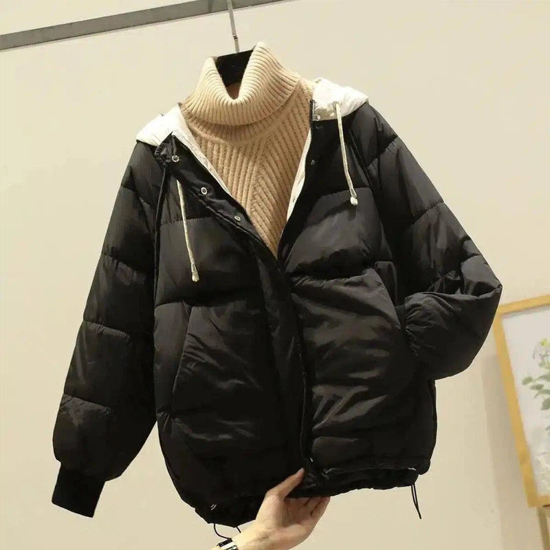 LOVEMI - Lovemi - Down Jacket Hooded Warm Jacket Casual