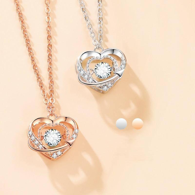 Elegant Heart Pendant Necklaces - Perfect Gift for Her-1