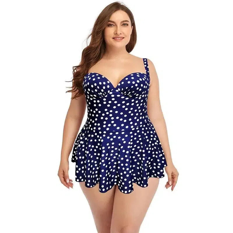 Elegant Plus-Size Swimwear for Chic Summer Style-5552-5 dot-11