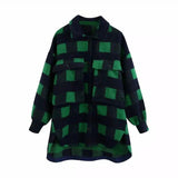 LOVEMI - Lovemi - European And American Style Loose Woolen Shirt