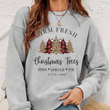 European And American Women's Clothing Pullover Christmas-10