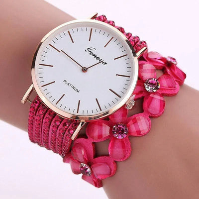 Fashion Geneva Flowers Watches Women Dress Elegant Quartz Bracelet Ladies Watch Crystal Diamond Wrist Watch Gift Reloj Mujer-10