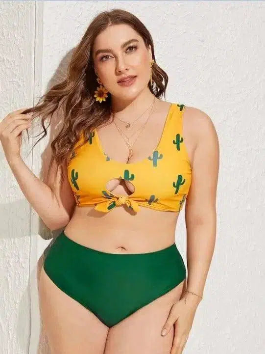 Fat chest tie sexy bikini-3