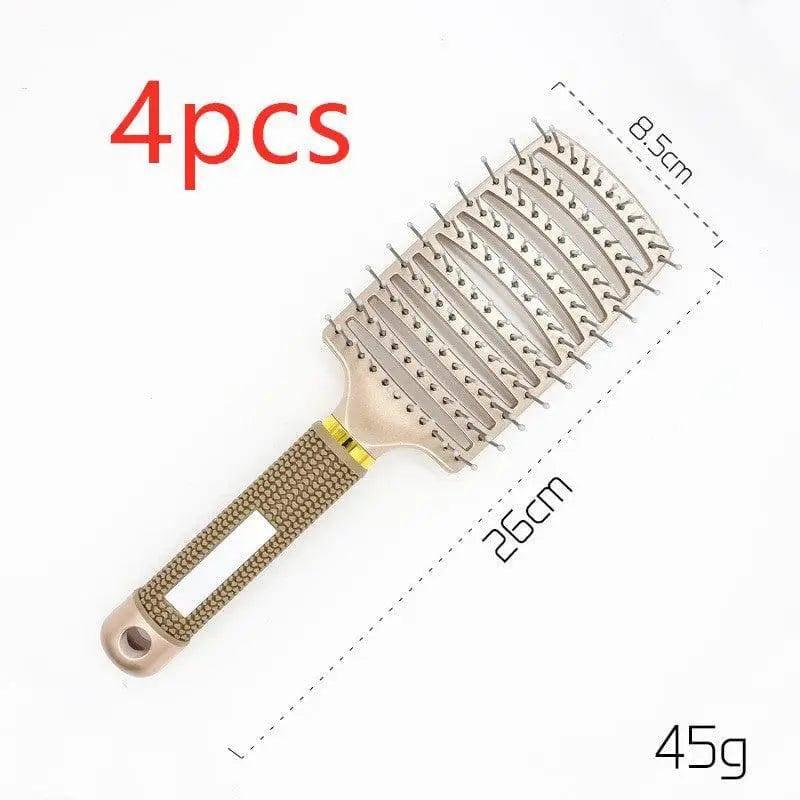 Hairbrush Anti Klit Brushy Haarborstel Women Detangler Hair-53