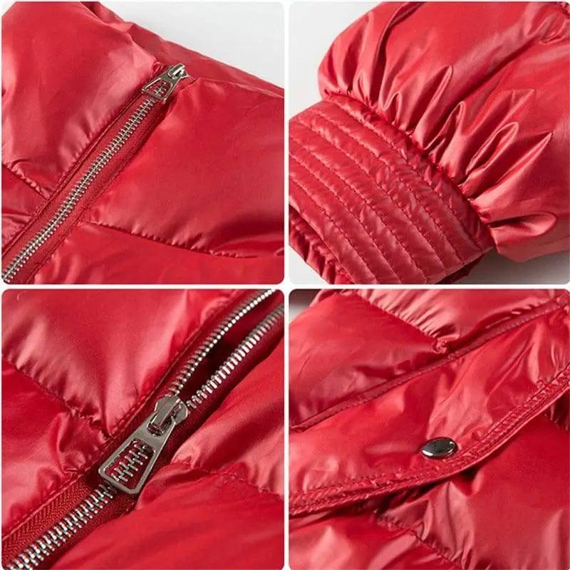 Korean Style Loose Little Down Padded Coat-5