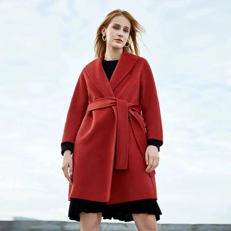 Long woolen coat-2