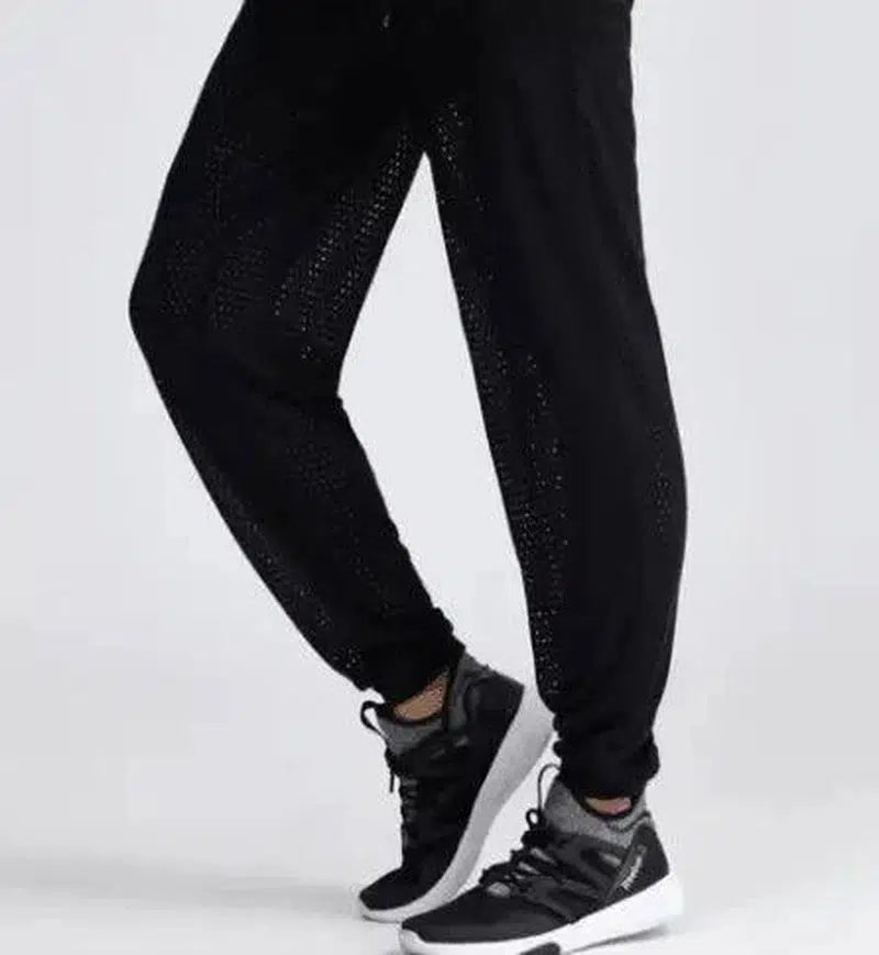 LOVEMI - Lovemi - Autumn new thin section mesh loose sports trousers