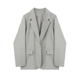 Blazer Women's Summer Design Sense Niche Spring And Autumn-Egg white-3