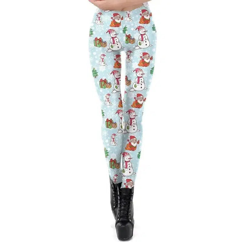 LOVEMI - Lovemi - Christmas Printed leggings