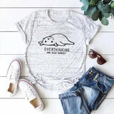 Funny Slogan Casual T-Shirt Unisex-Marble-7