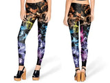 LOVEMI - Lovemi - Digital Printed Slim-Fit Leggings