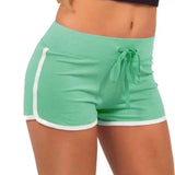 Europe and the United States summer cotton sports pants yoga-green-9