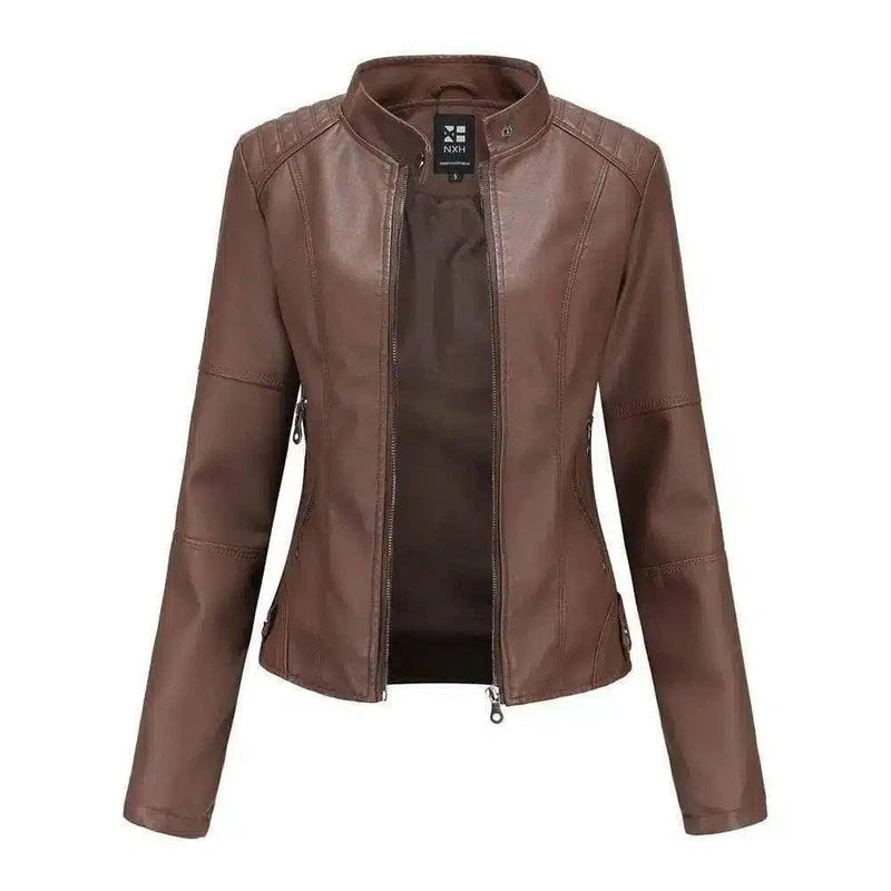 Premium European Leather Jackets for Men & Women-Coffee-5