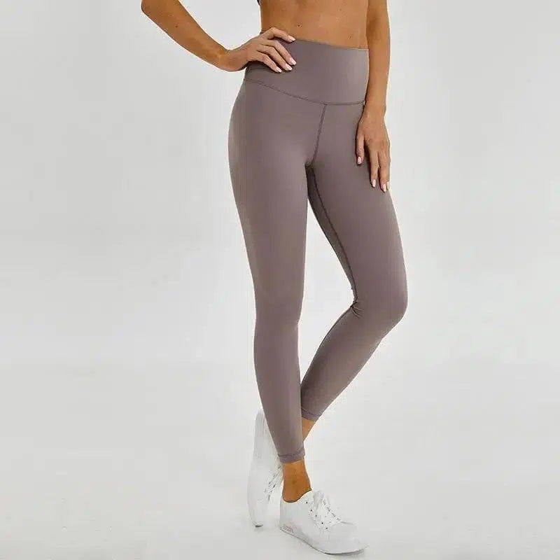 LOVEMI - Lovemi - Fitness high waist tight cropped trousers