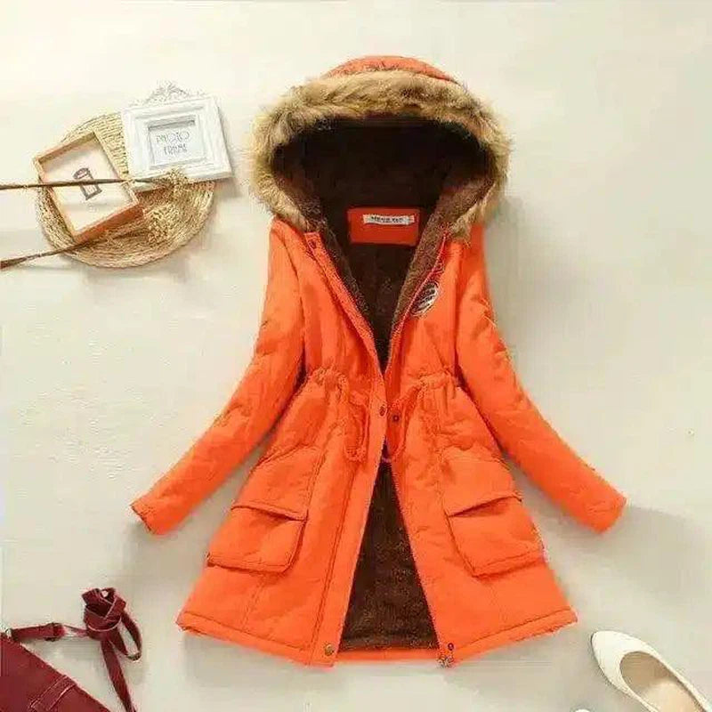 Stylish Hooded Jackets for Women-Tangerine-12