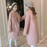 LOVEMI - Lovemi - Long woolen coat in the woolen coat