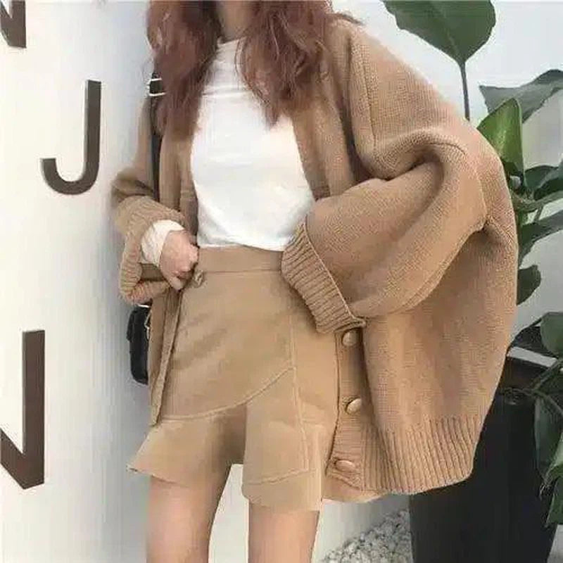 LOVEMI - Lovemi - Loose knitted sweater coat