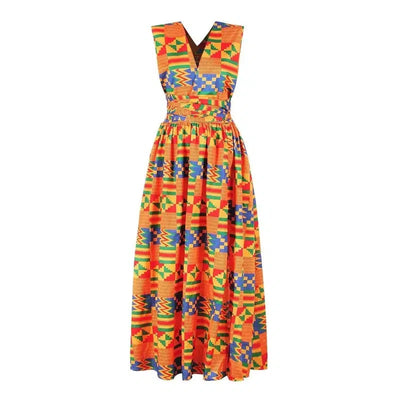 Maxi Dresses-Orange-16