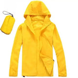 Compact Waterproof Jacket for Outdoor Adventures-Yellow-3