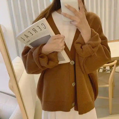 LOVEMI - Lovemi - Padded Sweater Coat