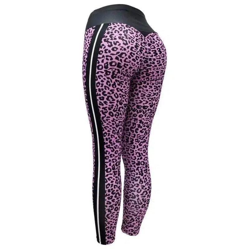 LOVEMI - Lovemi - Printed leopard print bottom yoga pants