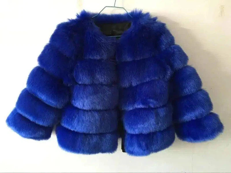 LOVEMI - Lovemi - S-3XL Mink Coats Women Winter Fashion FAUX Fur