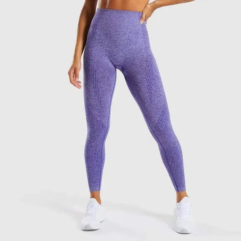 LOVEMI - Lovemi - Seamless Jacquard Little Gym Pants Lady