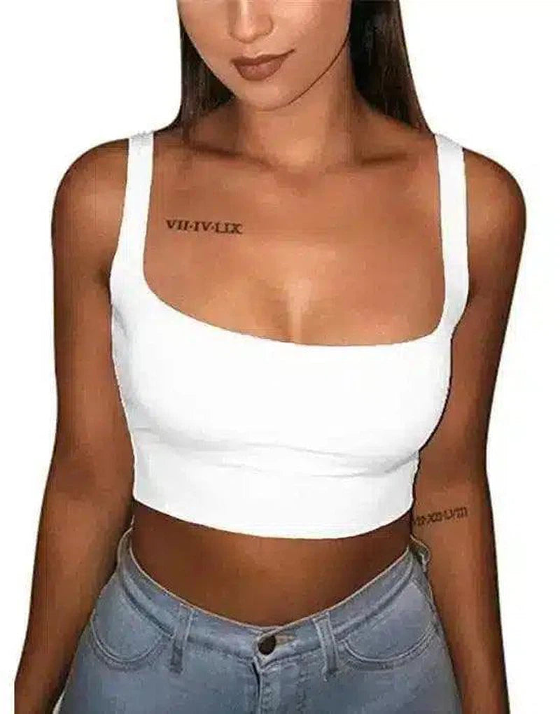 LOVEMI - Lovemi - Sexy women's solid strap vest top