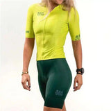 Women's Zippered Cycling Jersey & Shorts Set-5style-1