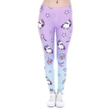 Unicorn And Sweets Fitness legging-Purple-1