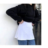 LOVEMI - Lovemi - Wear a Fake Hem Sweatshirt With a Hem Skirt Casual