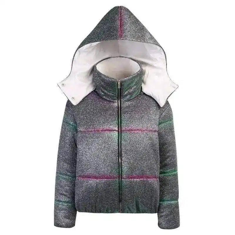 LOVEMI - Lovemi - Women's flash warm zipper hooded cotton coat