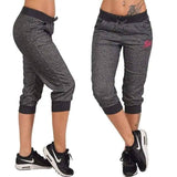 LOVEMI - Lovemi - Women's Loose Casual Sports Pants Solid Color Thin